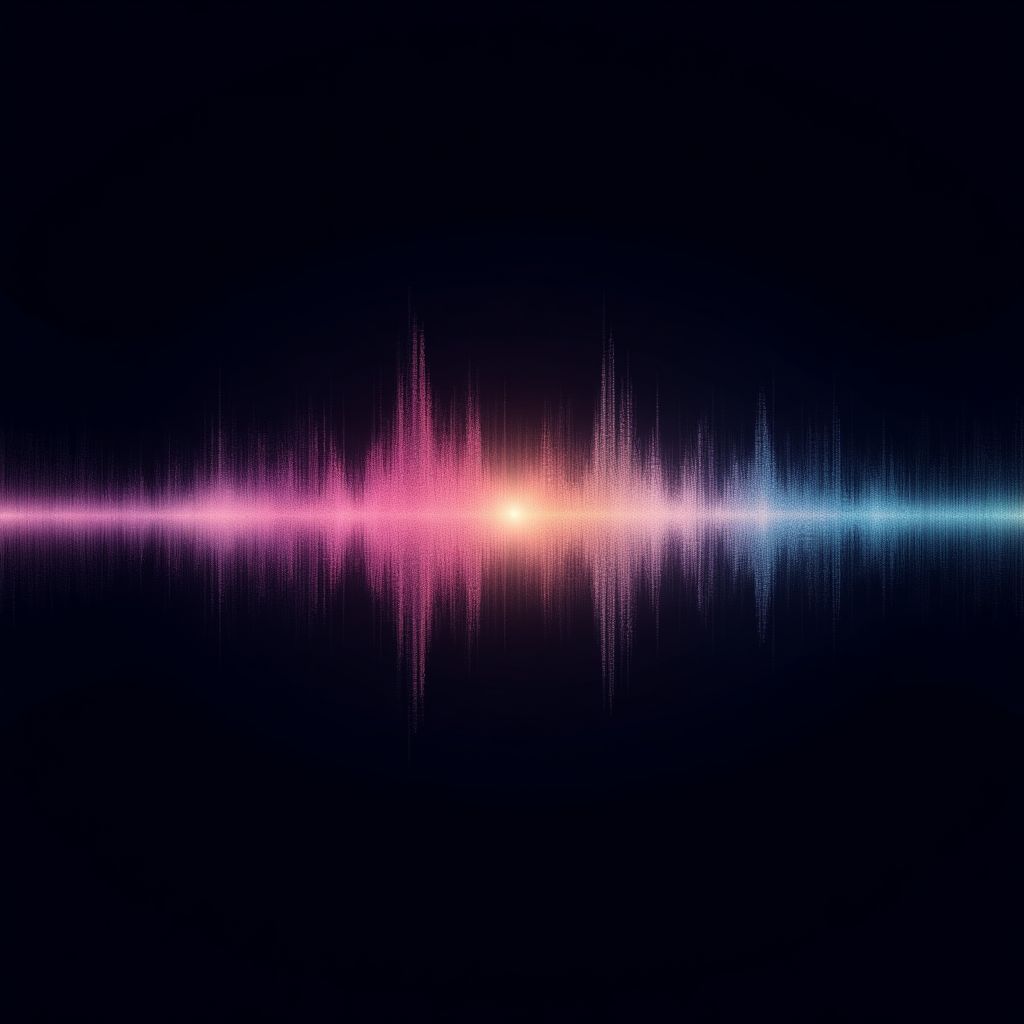 Abstract soundwave visualization